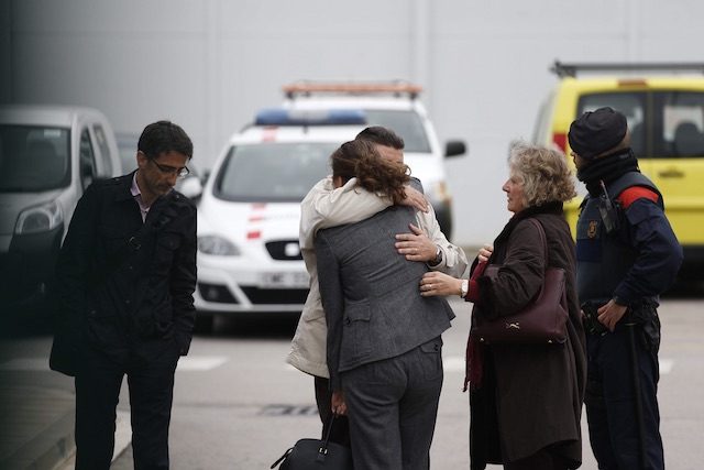 Germanwings 4U9525: Tearful crash victims’ relatives gather at airports