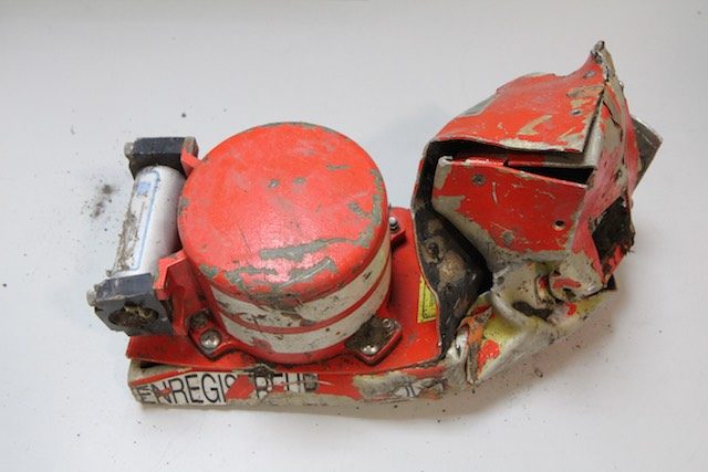 KEY EVIDENCE. A handout picture made available by the French Aviation Authority BEA on 25 March 2015 shows the cockpit voice recorder (CVP) from the Germanwings A320 airplane that crashed in the French Alps on 24 March 2015. BEA/Handout/EPA 
