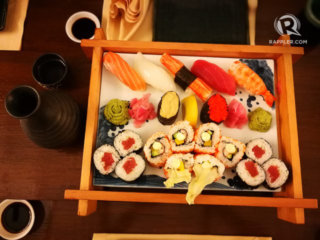 SUSHI. Mizu serves excellent Japanese food, a feast for the eyes and the tongue alike. 