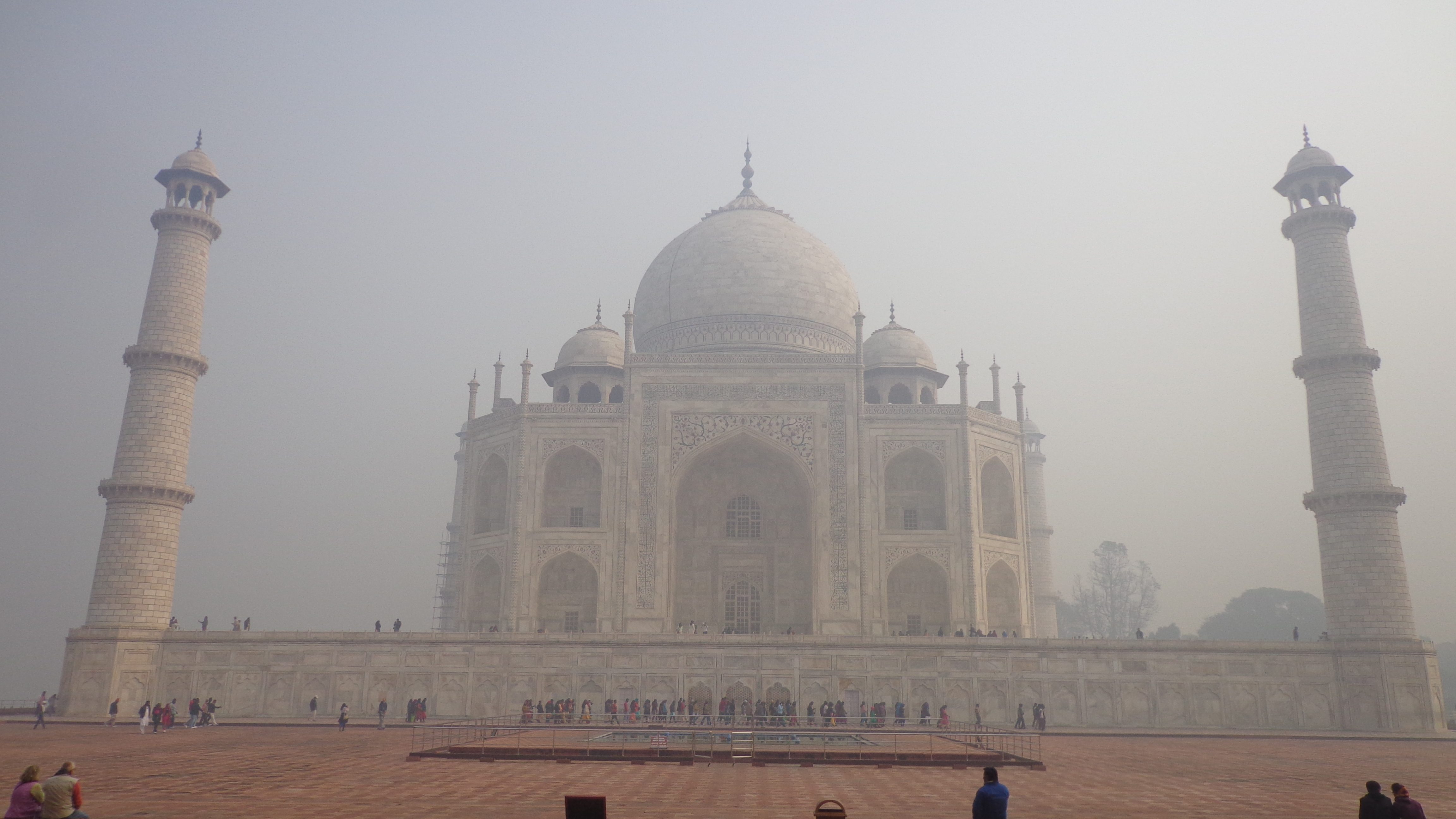 MAJESTIC. Despite the fog during my visit, Taj Mahal managed to look just as majestic as I thought it would. 