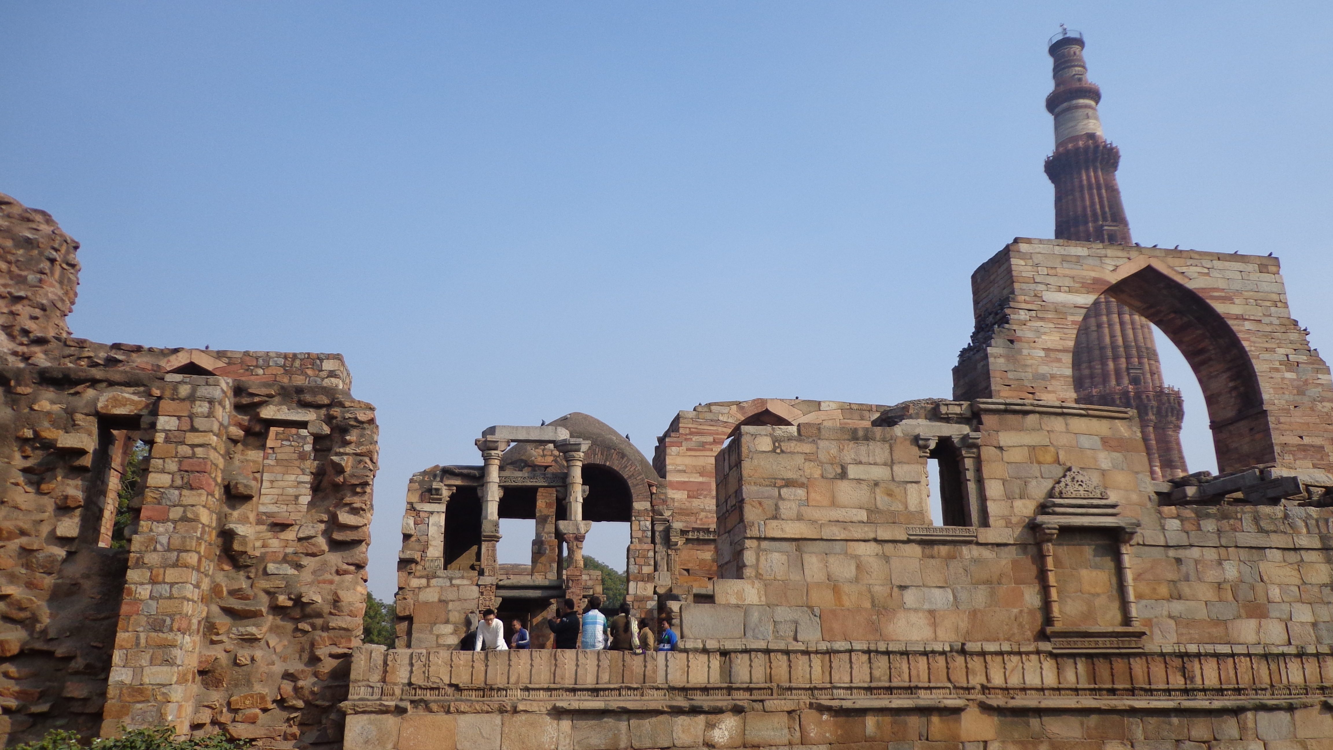 ANCIENT. Walking around Qutub Minar will take you back in time. 