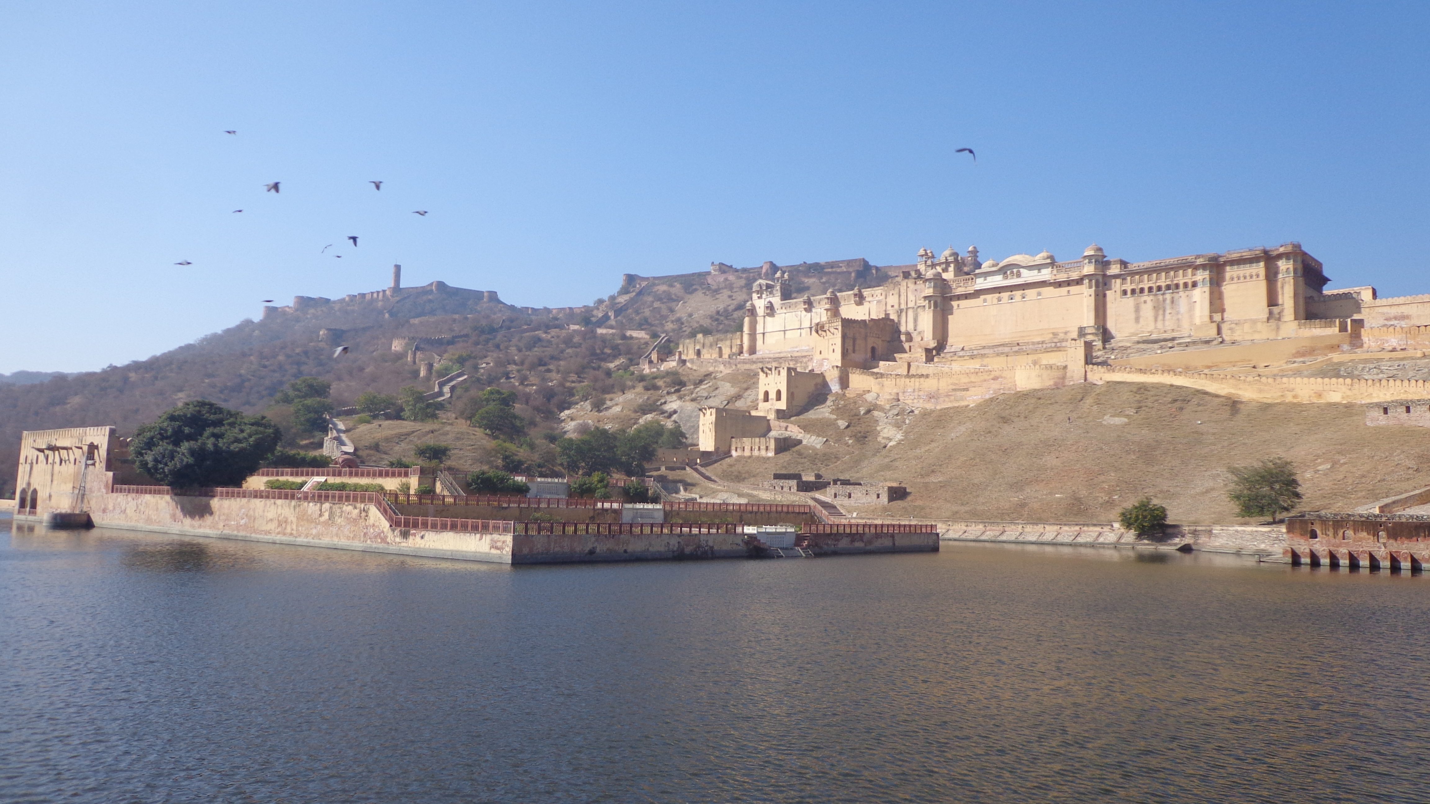 IMPOSING. Amer or Amber Fort is an imposing structure that was the center of power and line of defense in ancient times. 