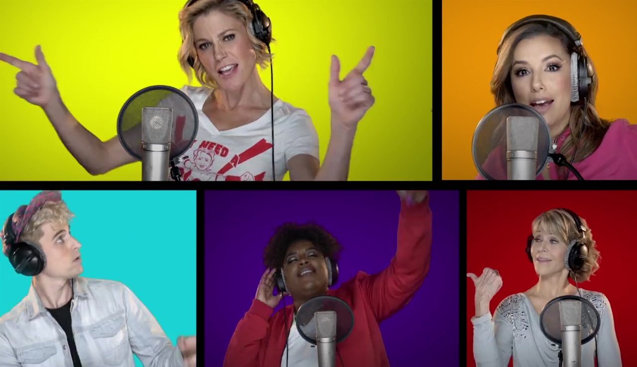 WATCH: Stars unite for Hillary Clinton in ‘Pitch Perfect’-inspired ‘Fight Song’