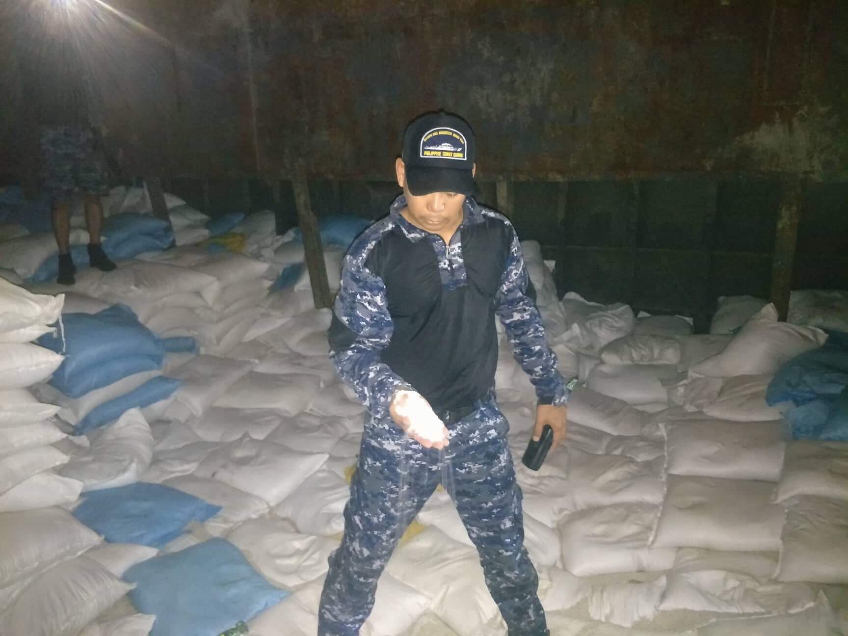 PCG seizes ship loaded with alleged smuggled rice