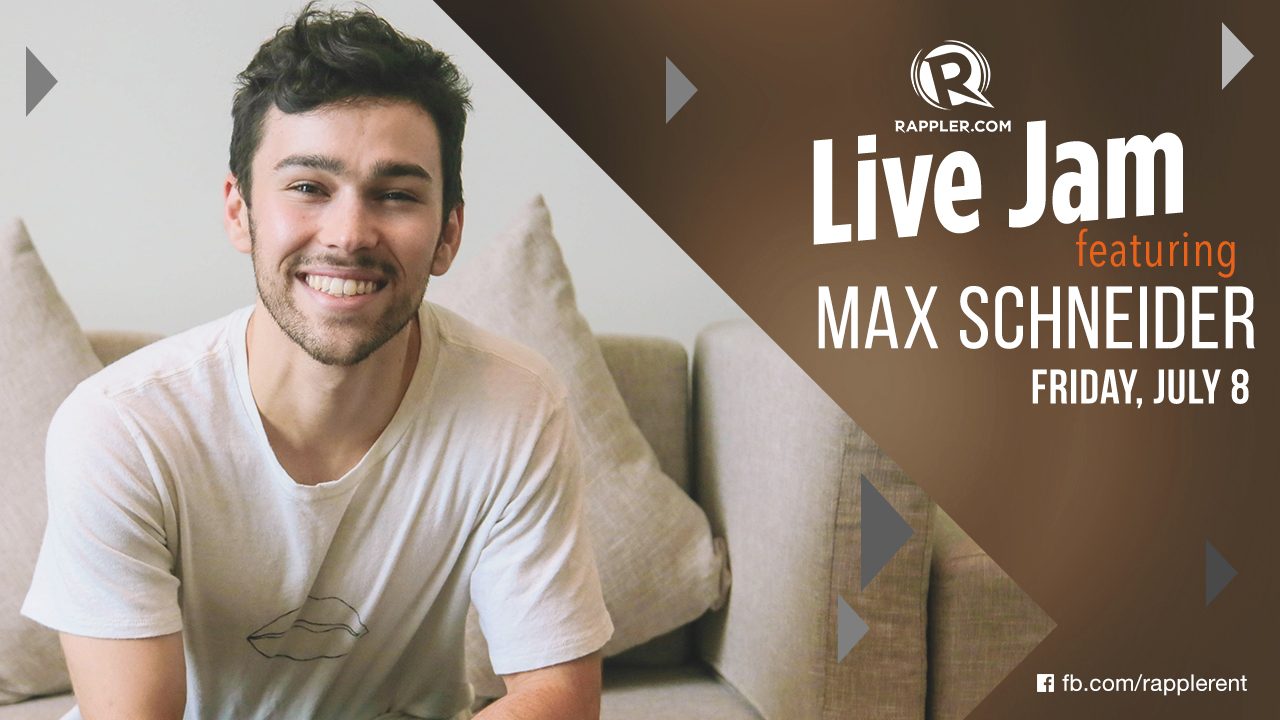 [WATCH] Rappler Live Jam: Max Schneider
