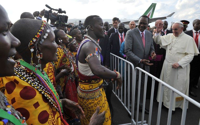 Pope warns poverty fuels conflict on landmark Africa trip