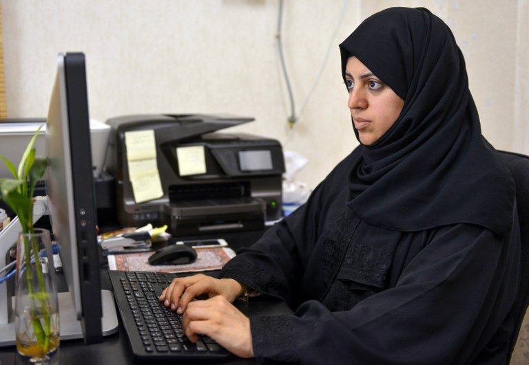 Despite barriers, Saudi women in first election bid