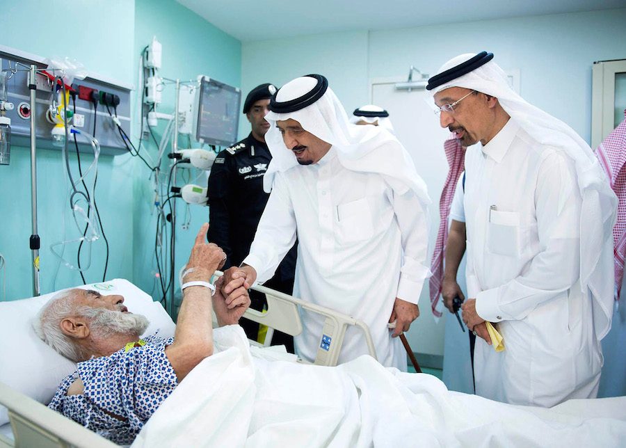 Raja Saudi memberikan kompensasi Rp 3,8 miliar untuk korban crane