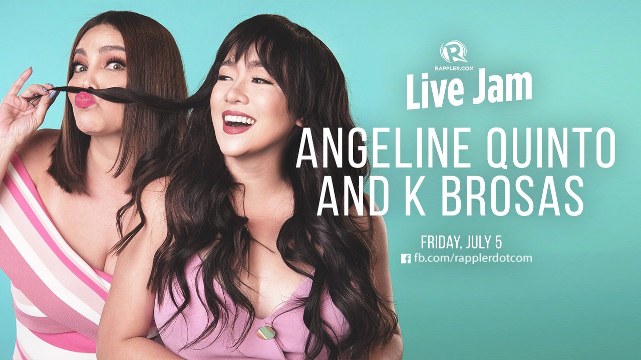 [WATCH] Rappler Live Jam: K Brosas and Angeline Quinto