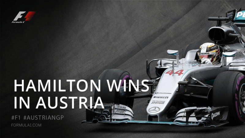 Hasil Formula 1: Lewis Hamilton kembali tercepat di GP Austria