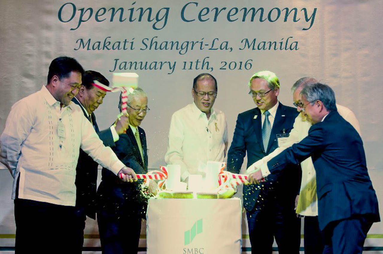 Aquino at Sumitomo opening: More foreign banks, more investments