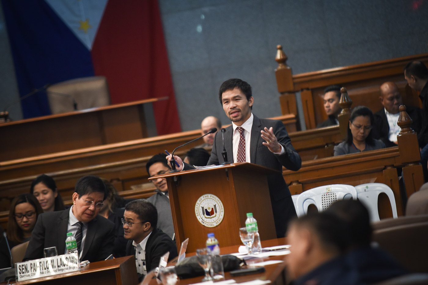 15 senators planned LP ouster in Pacquiao’s house