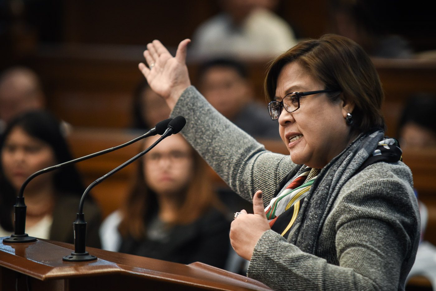 De Lima to women: Don’t be silenced, cowed by misogynistic remarks