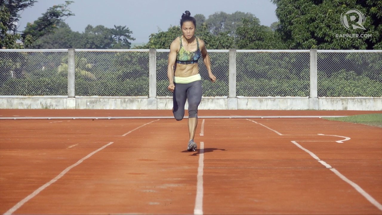 WATCH: Olympian Marestella Torres proves there’s athletic life after motherhood