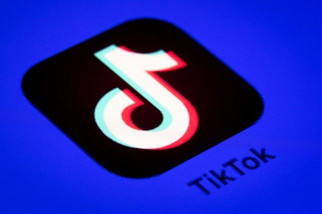 TIKTOK. This photo taken on November 21, 2019, shows the logo of the social media video sharing app Tiktok displayed on a tablet screen in Paris. Photo by Lionel Bonaventure/AFP 