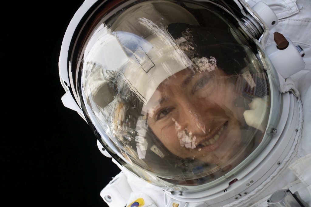U.S. astronaut returns to Earth after longest mission by woman