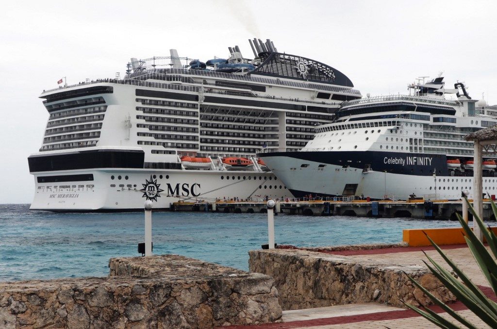 Rejected by Jamaica, Caymans over virus fears, cruise ship docks in Mexico