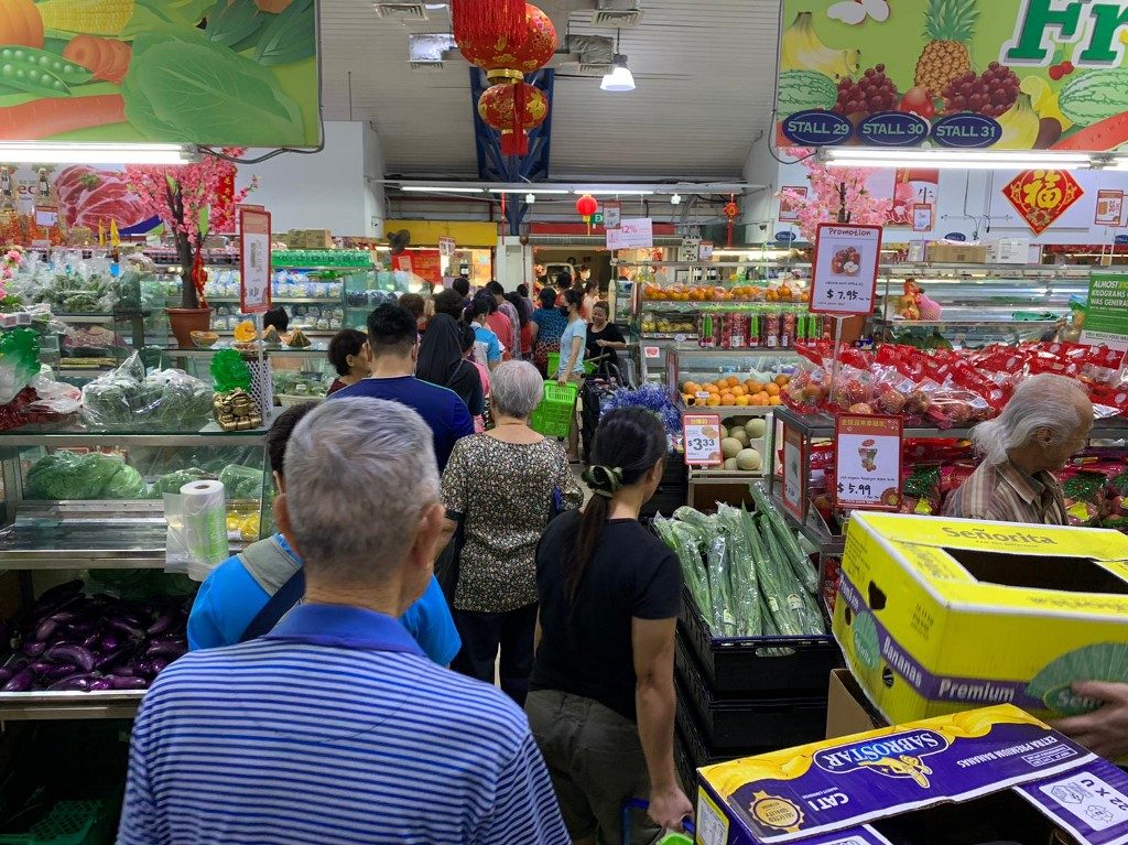 Panic buying hits Singapore after virus alert raised