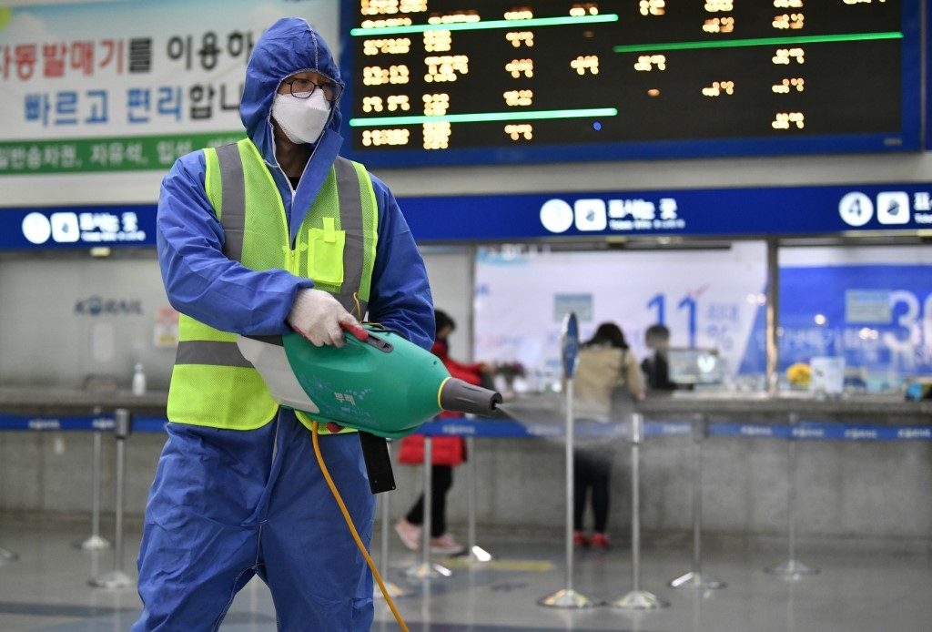 Despite virus rout on markets, hygiene firms clean up