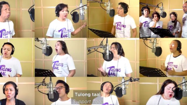 WATCH: Filipino singers record new song ‘Tulong Taal’ for those displaced by eruption