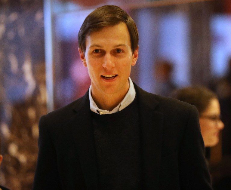 ADVISER. In this file photo, Jared Kushner, the son-in-law of President-elect Donald Trump, walks through the lobby of Trump Tower on November 18, 2016 in New York City. Spencer Platt/Getty Images/AFP 