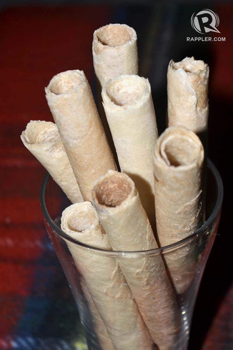 PERFECT WITH ICE CREAM. Barquillos are thin wafers rolled into long cylindrical forms that also come in shorter and thicker versions. Photo by Antoine Greg Flores