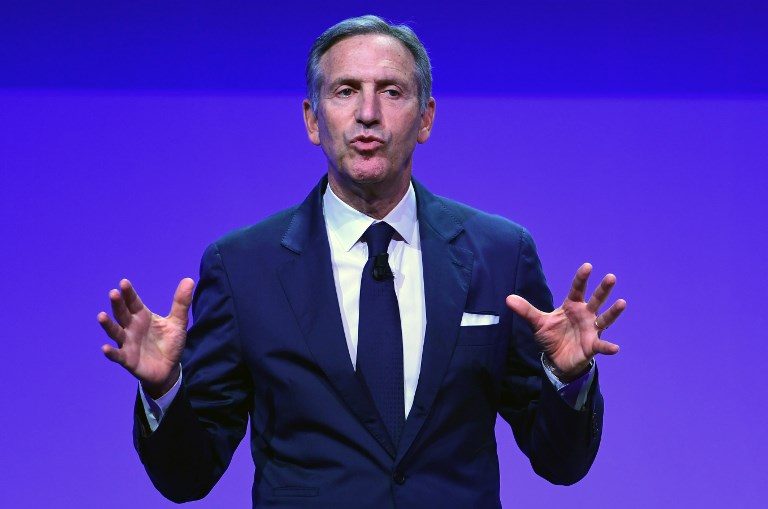 Ex-Starbucks CEO Howard Schultz aims to oust Trump in 2020