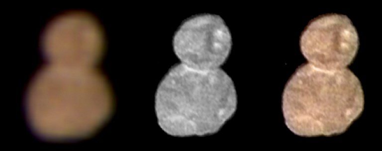 NASA says faraway world Ultima Thule shaped like ‘snowman’