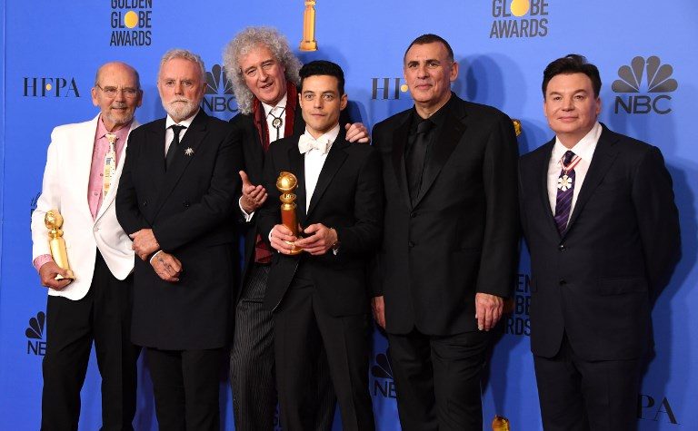 ‘Bohemian Rhapsody’ rocks Golden Globes with surprise coda