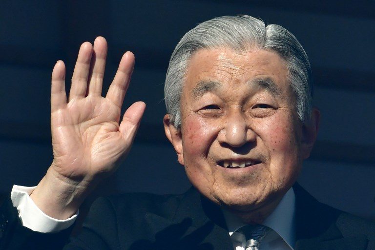 Tears as Japan emperor gives last New Year’s address