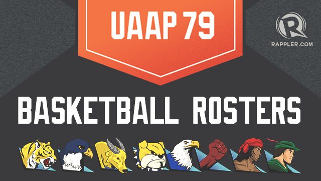 LOOK: UAAP Season 79 men’s basketball rosters
