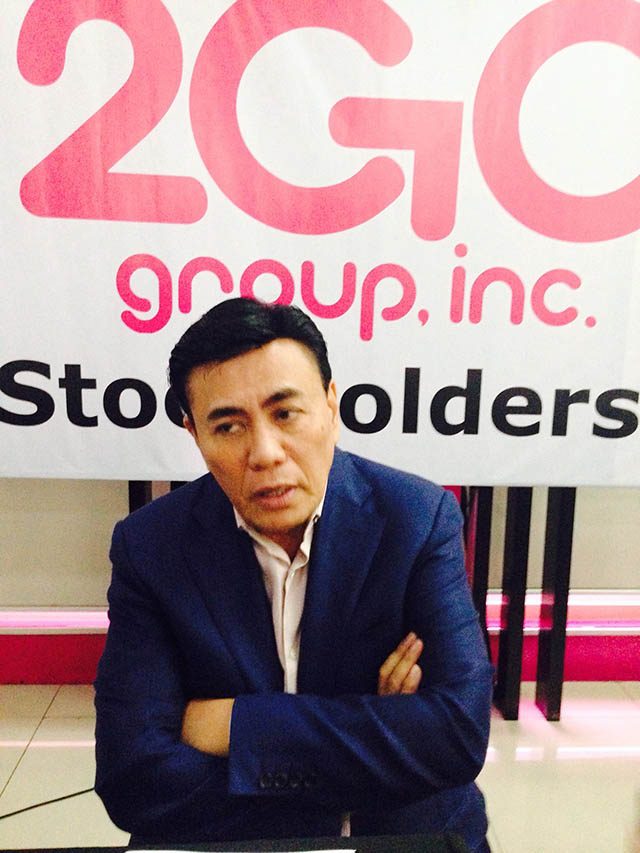 GROWTH. ''Shipping will continue to grow, we expect that to grow by 5-6% in terms of revenue,' says 2GO Pres and CEO Sulficio Tagud, Jr. Photo by Chrisee Dela Paz/Rappler  
