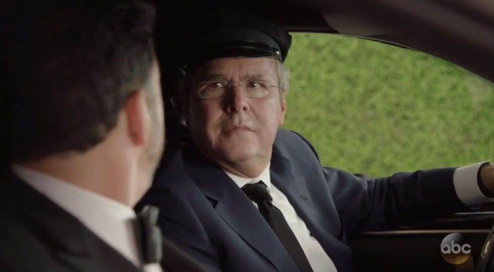 WATCH: Jeb Bush appears as limo driver in Emmys opening gag