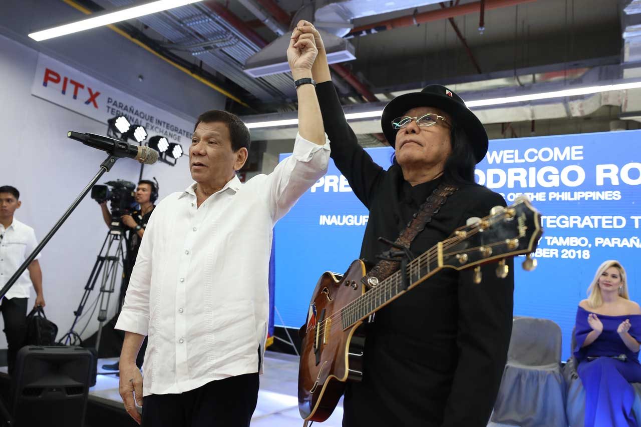Duterte endorses Freddie Aguilar as senator: ‘He’s exemplary’