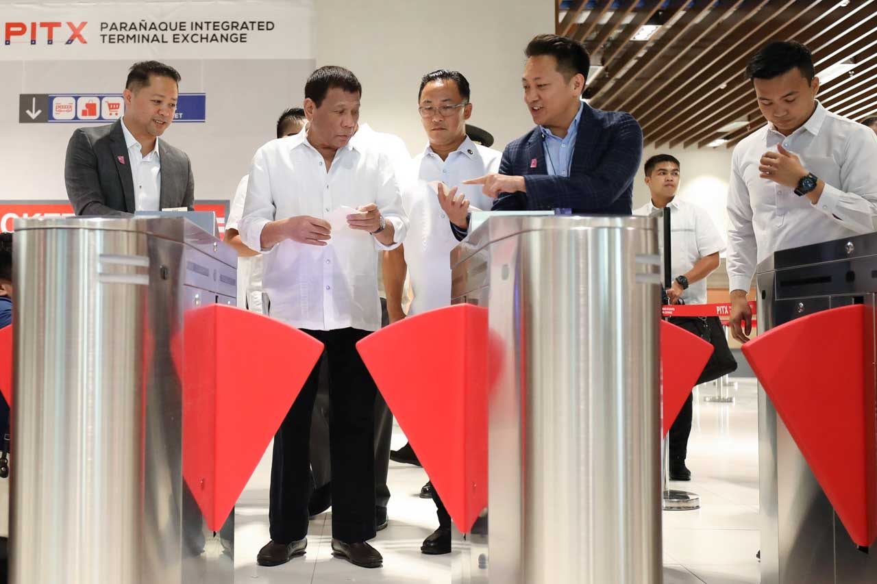 Duterte inaugurates Parañaque Integrated Terminal Exchange