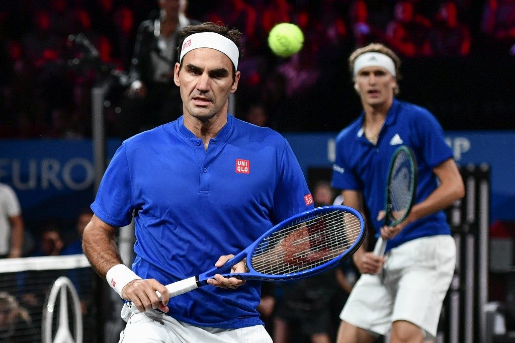 Federer teams up with Zverev to secure Europe Laver Cup lead