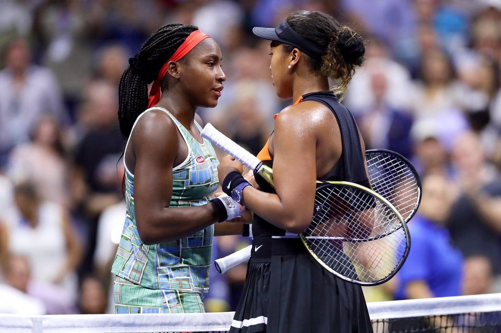 RESPECT. The Coco Gauff-Naomi Osaka showdown excites even the sporting legends. Photo from US Open  