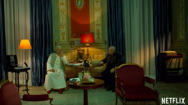 Anthony Hopkins and Jonathan Pryce star in Vatican drama ‘ The Two Popes’