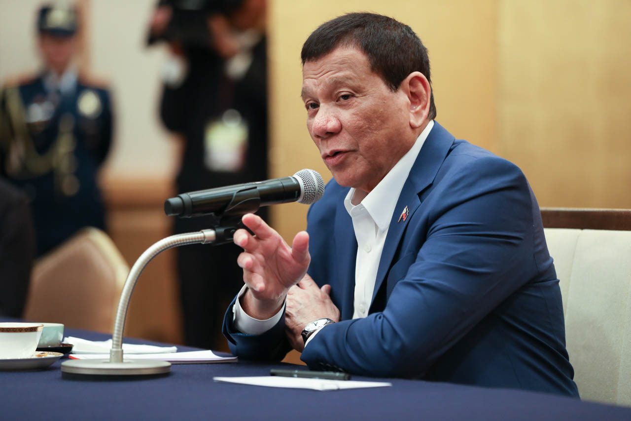 Duterte implies being gay is a disease