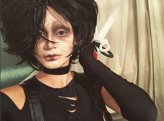 LOOK: Pia Wurtzbach as Edward Scissorhands for Halloween 2016