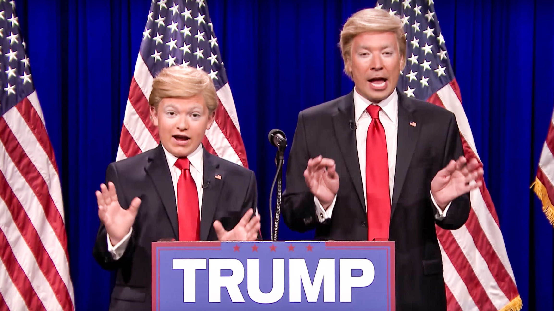WATCH: Jimmy Fallon, teenager are spot on as Donald Trump