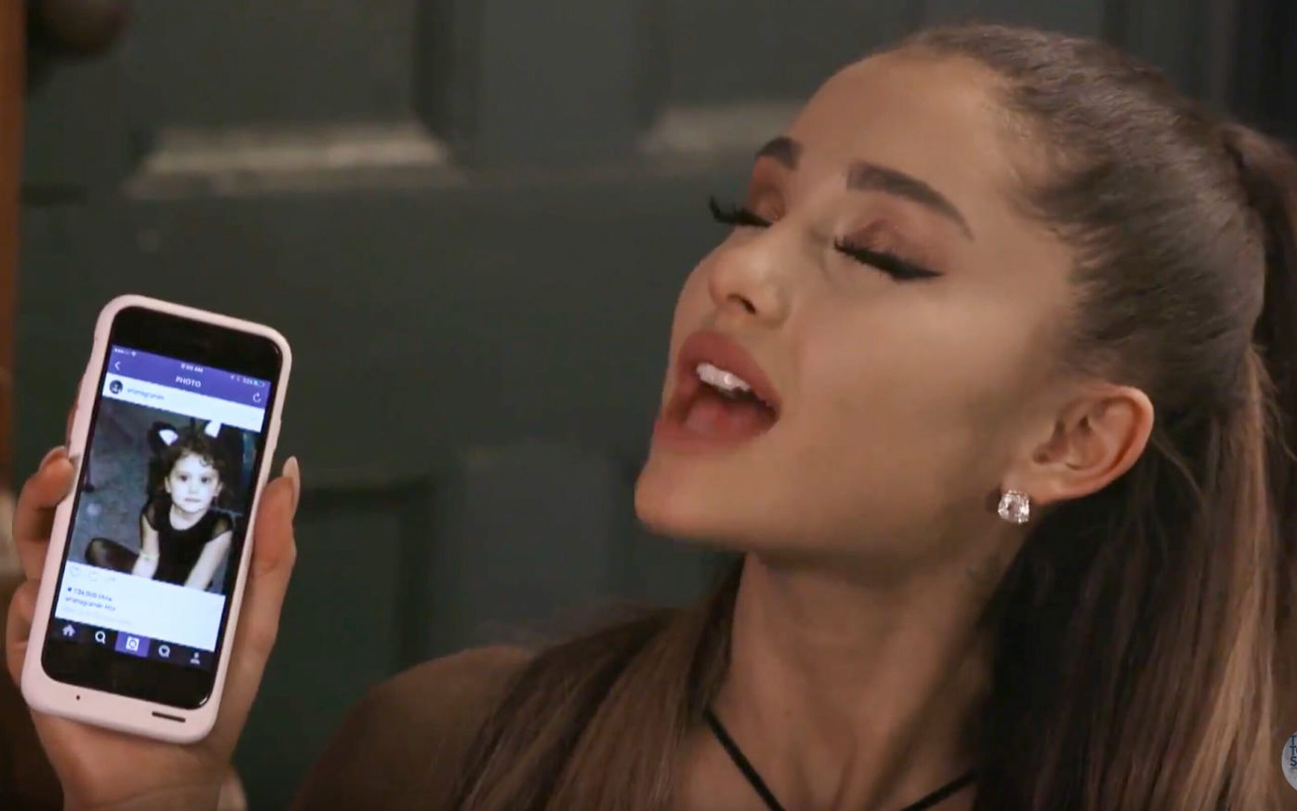 WATCH: Ariana Grande, Jimmy Fallon lip sync a conversation in her dressing room