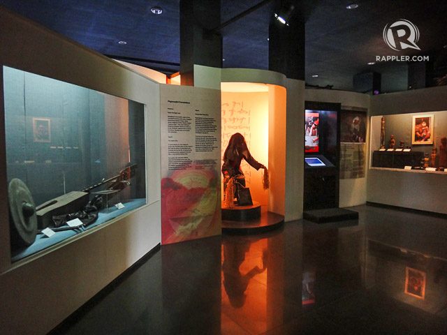 INDIGENOUS PEOPLE. Palawan Heritage Center has artifacts and information on indigenous peoples. The figure in the middle is of a babaylan, the healer 
