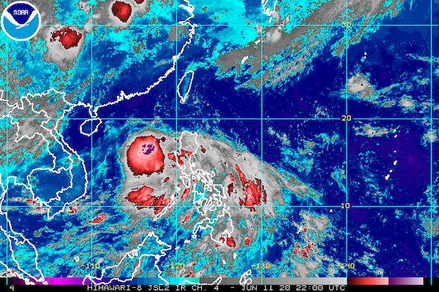 Tropical Depression Butchoy moves over Zambales