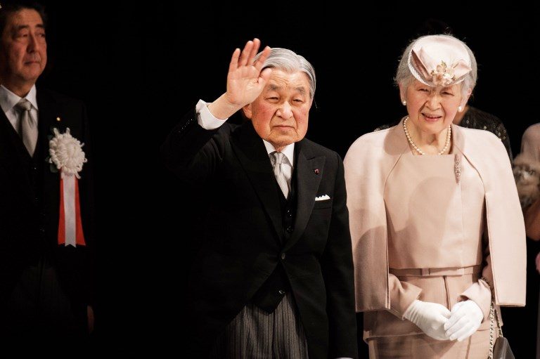 Emperor urges Japan to be ‘open to the outside’