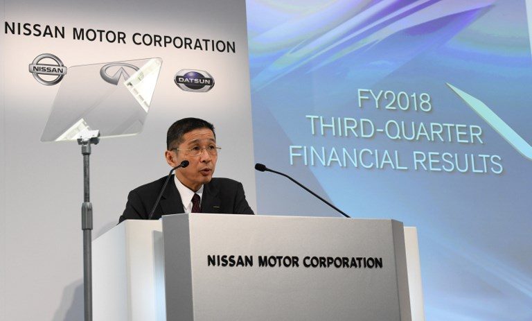 Nissan cuts forecast in first earnings since Ghosn arrest