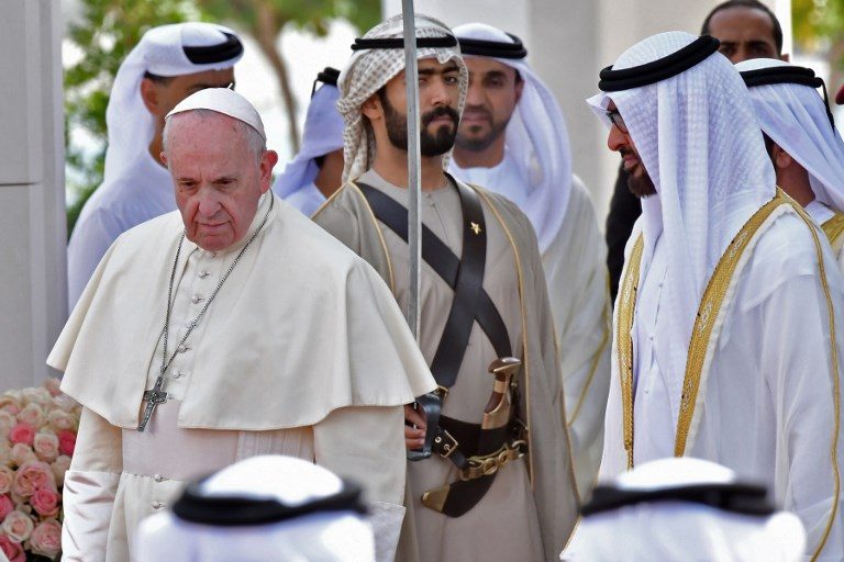 Pope Francis makes history with Muslim dialogue in UAE