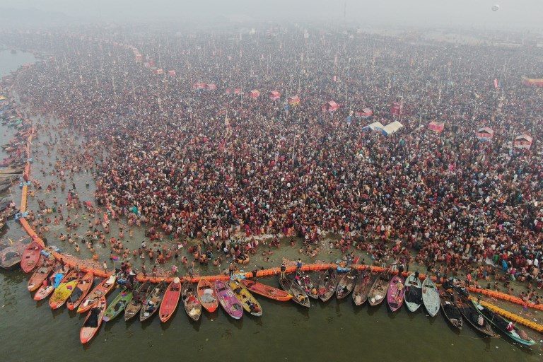 55 million devotees for busiest days of Hindu megafestival