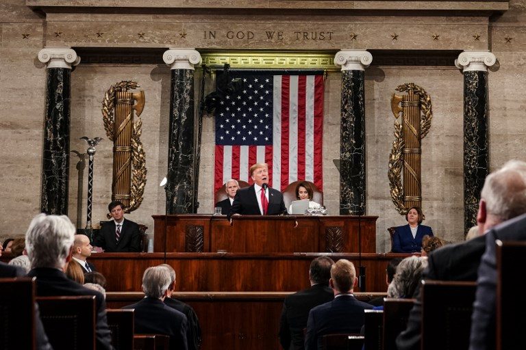 Trump urges unity in 2019 State of the Union speech