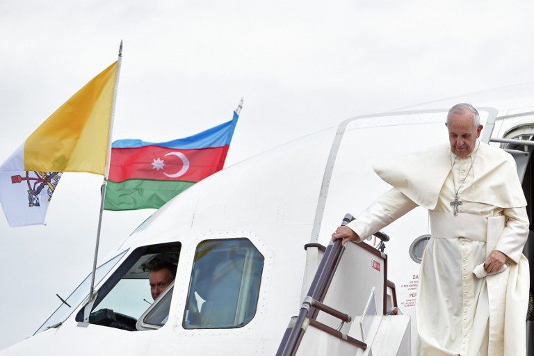 Pope urges ‘stable peace’ on visit to Azerbaijan